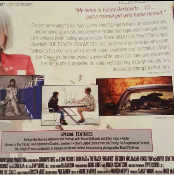 "The Tracey Fragments" DVD Movie Starring Ellen/Elliott Page - Picture 6 of 16
